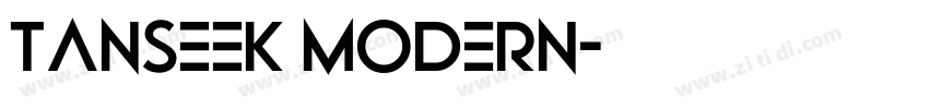 Tanseek Modern字体转换 Tanseek Modern字体转换